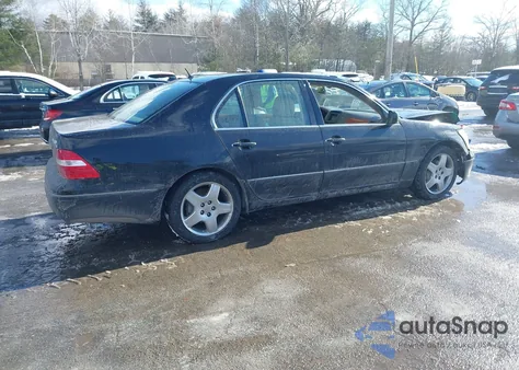 2006 Lexus Ls 430 из США, поврежденный, VIN JTHBN36F165049743
